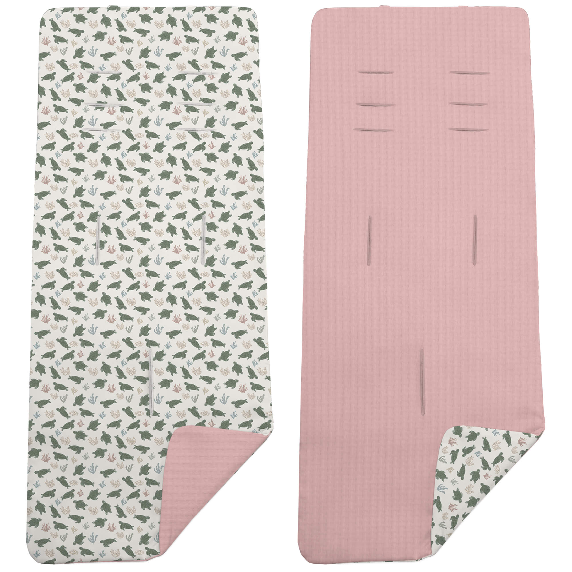 Colchoneta reversible Cairo maquillaje Colchoneta Reversible en tejido piqué y villela estampada Cairo maquillaje