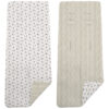 Colchoneta reversible Milán tostado Colchoneta Reversible en tejido villela estampada Milán tostado