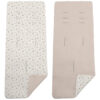 Colchoneta Reversible en tejido piqué y villela estampada Toile - Marinero tostado