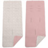 Colchoneta Reversible en tejido piqué y villela estampada Versalles maquillaje