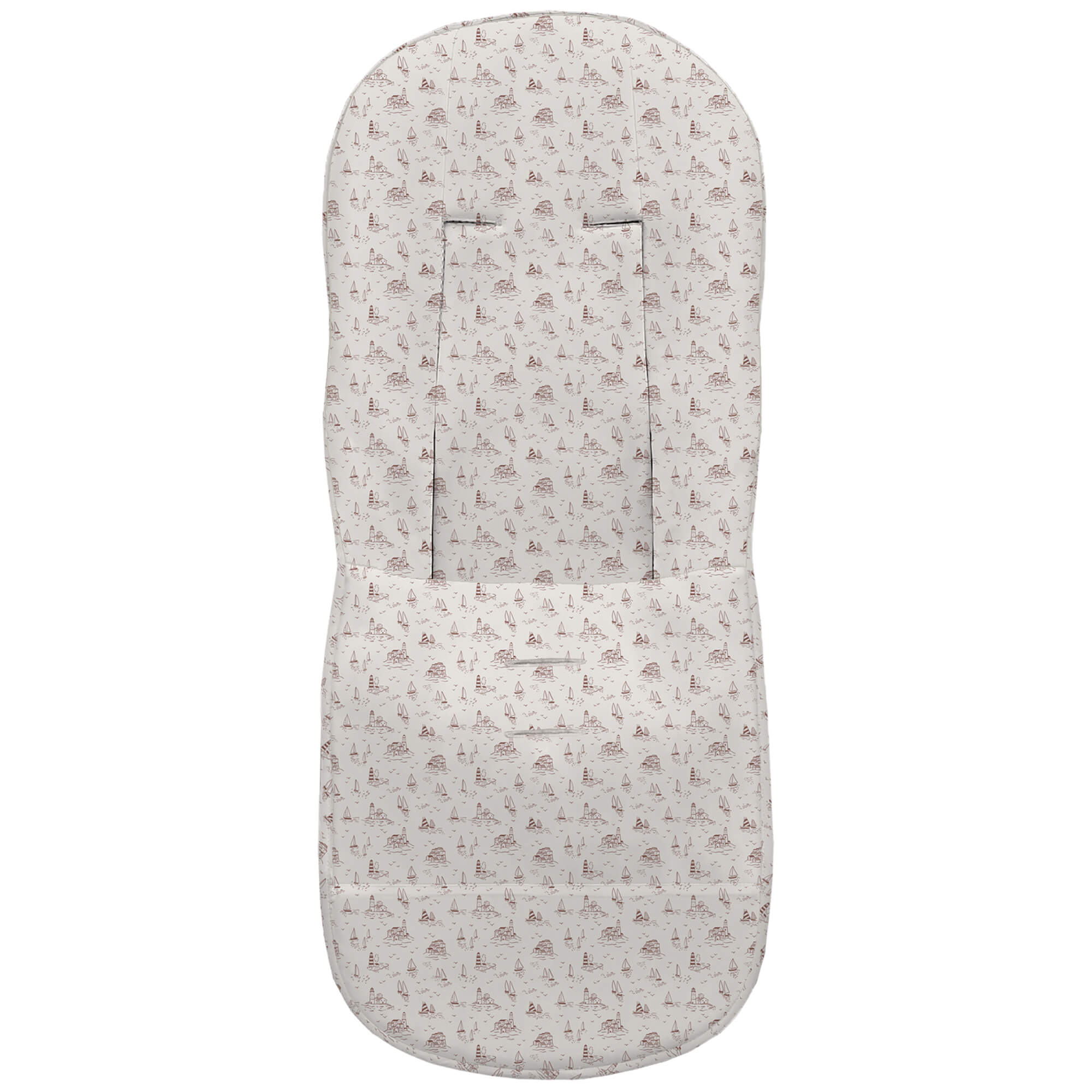 Funda en tejido villela estampada básica Toile - Marinero maquillaje