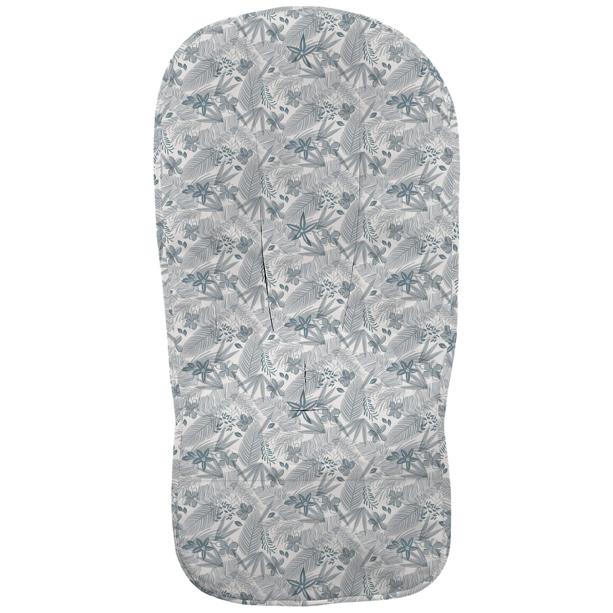 Funda en tejido villela estampada global Piccolo azul