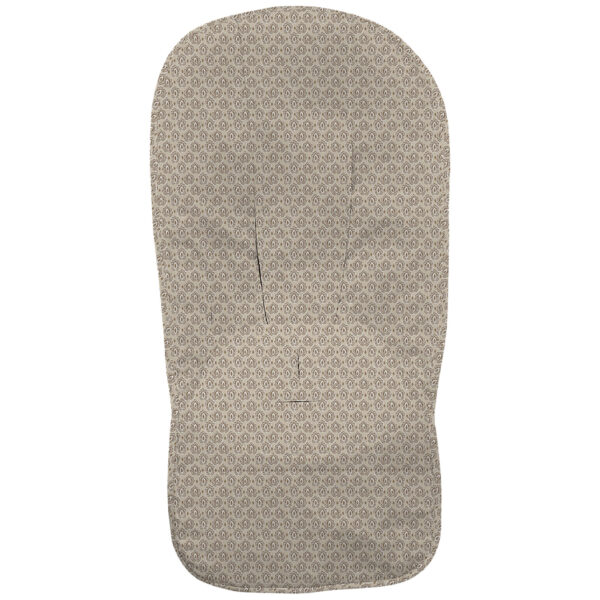 Funda en tejido villela estampada global Provenza tulipán marrón