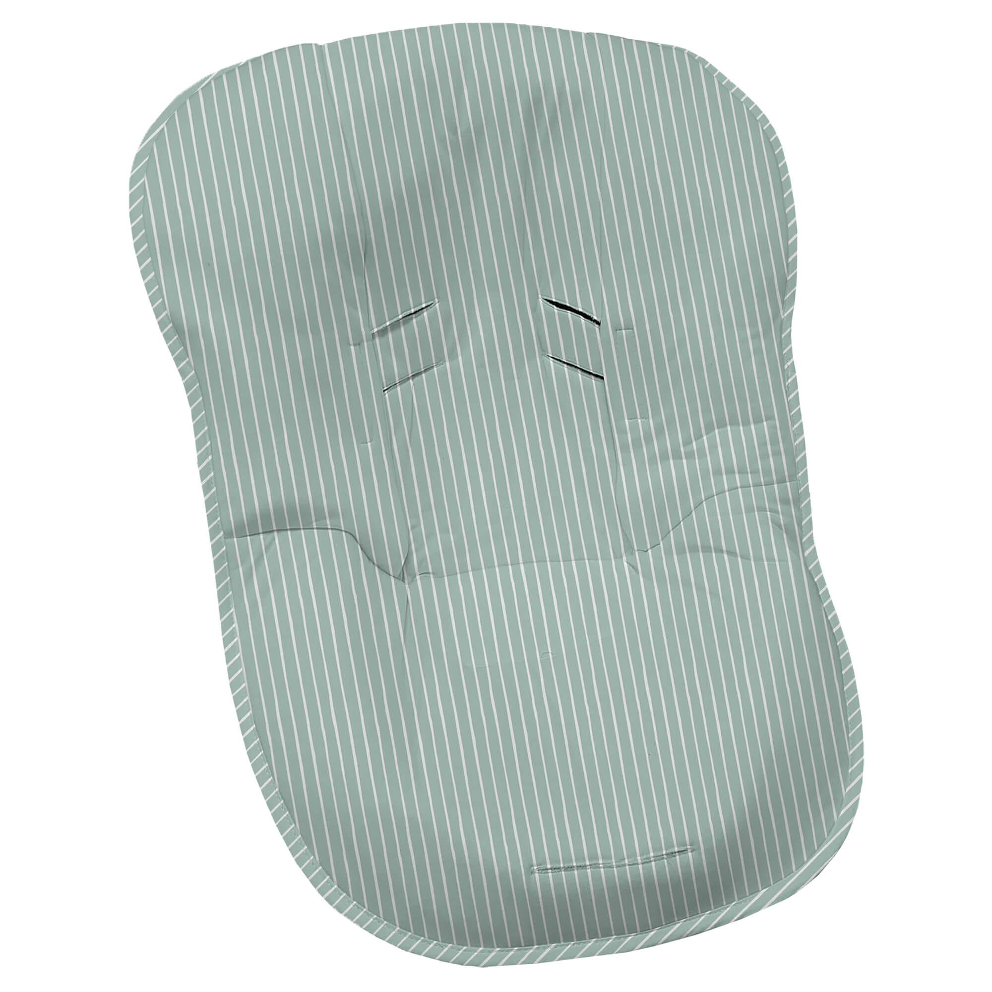 Funda grupo cero Iris rayas verde Funda grupo cero en tejido villela estampada Iris rayas verde