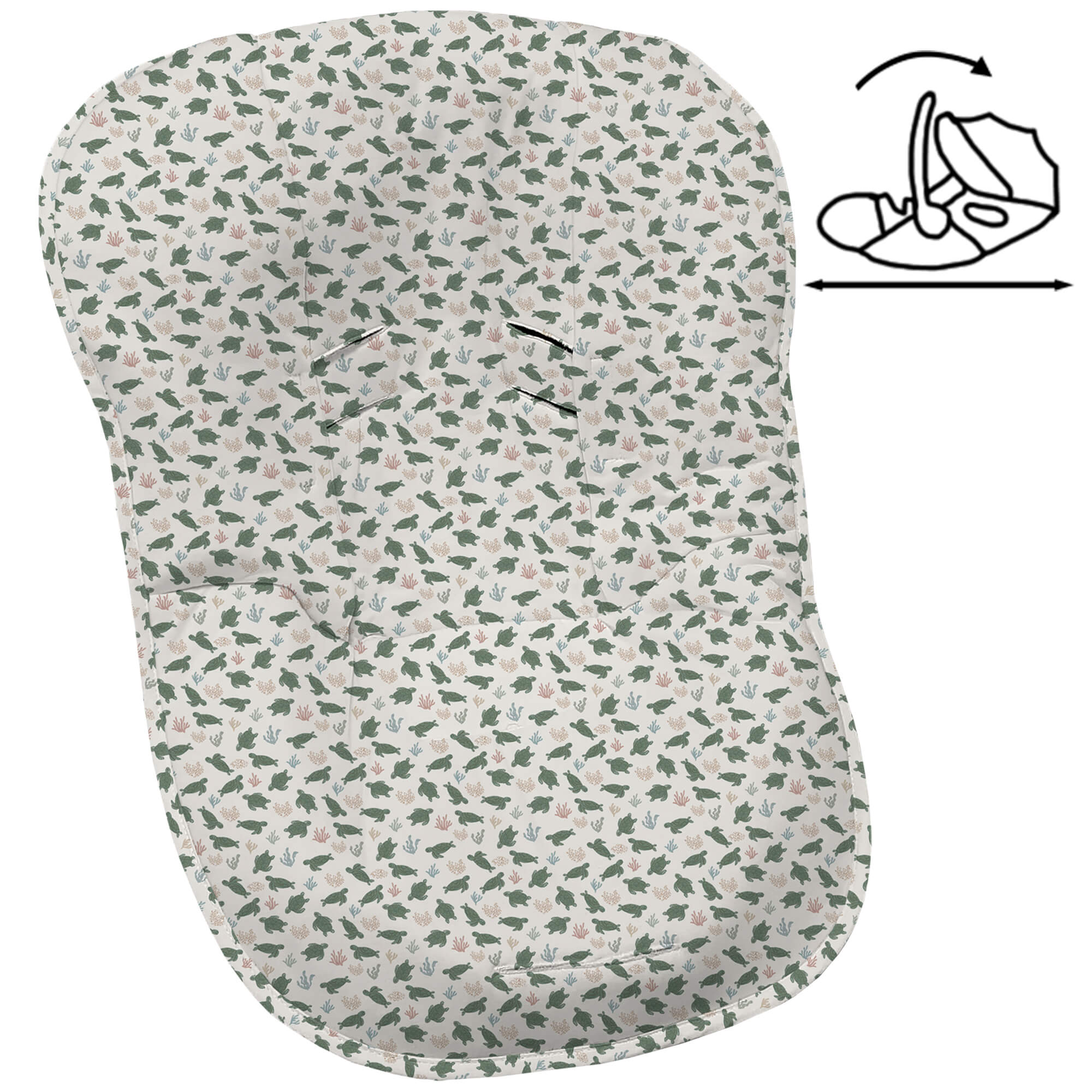 Funda grupo cero en tejido villela estampada modular Cairo
