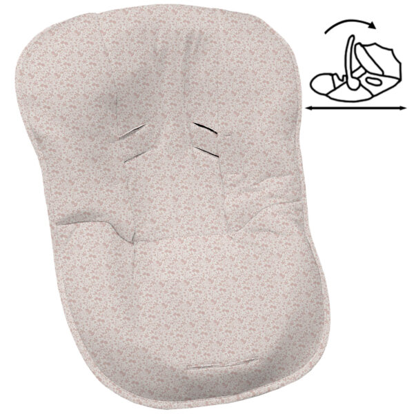 Funda grupo cero en tejido villela estampada modular Versalles maquillaje
