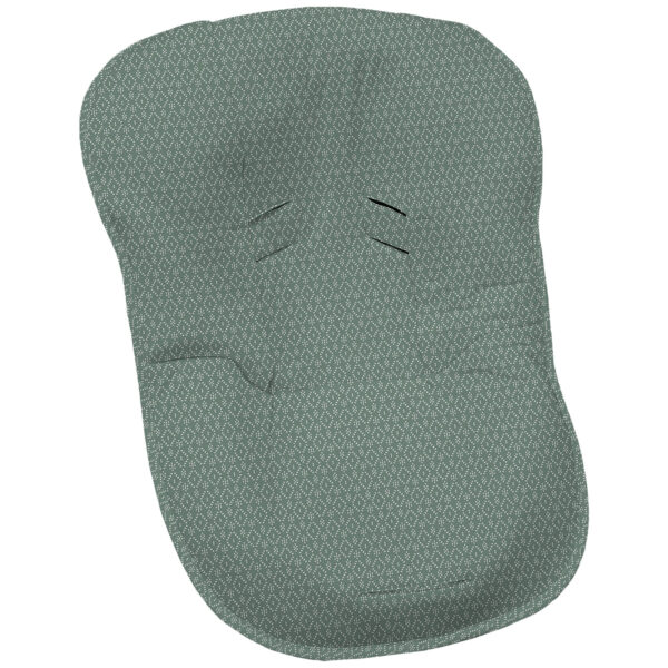 Funda grupo cero en tejido villela estampada Nepal verde oscuro