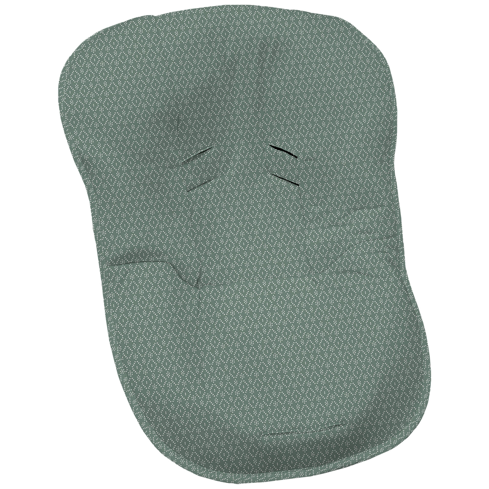 Funda grupo cero en tejido villela estampada Nepal verde oscuro