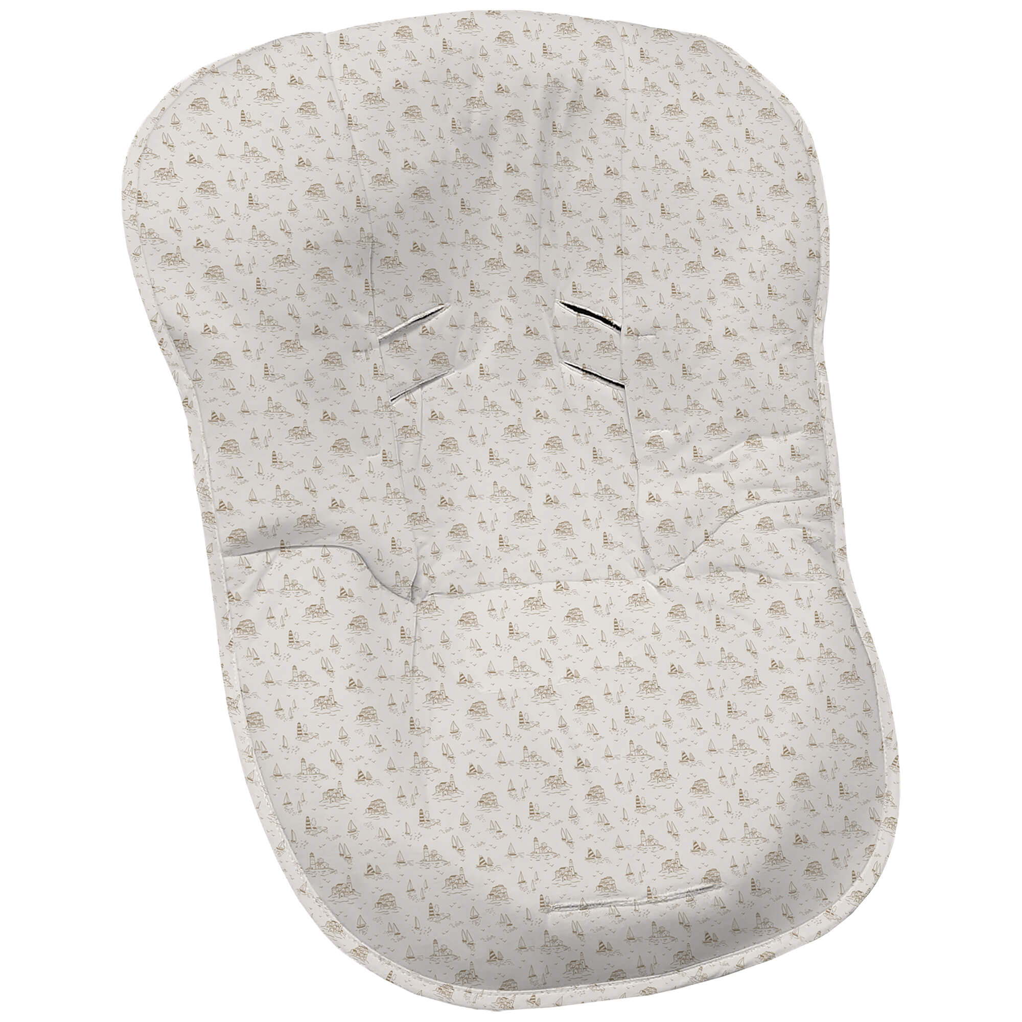 Funda grupo cero en tejido villela estampada Toile - Marinero tostado