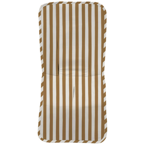 6258 Fundas Silla Brisa Rayas Mostaza
