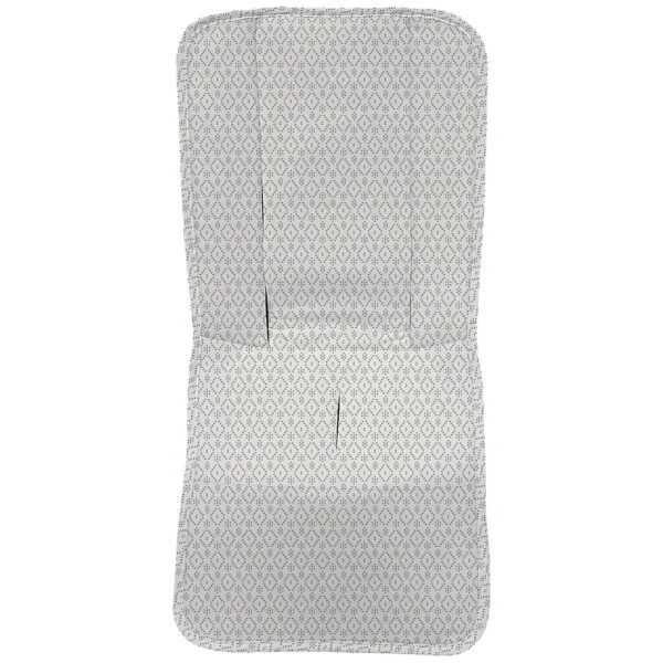 Funda en tejido villela estampada recta Nepal verde claro