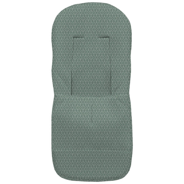 Funda en tejido villela estampada universal Nepal verde oscuro