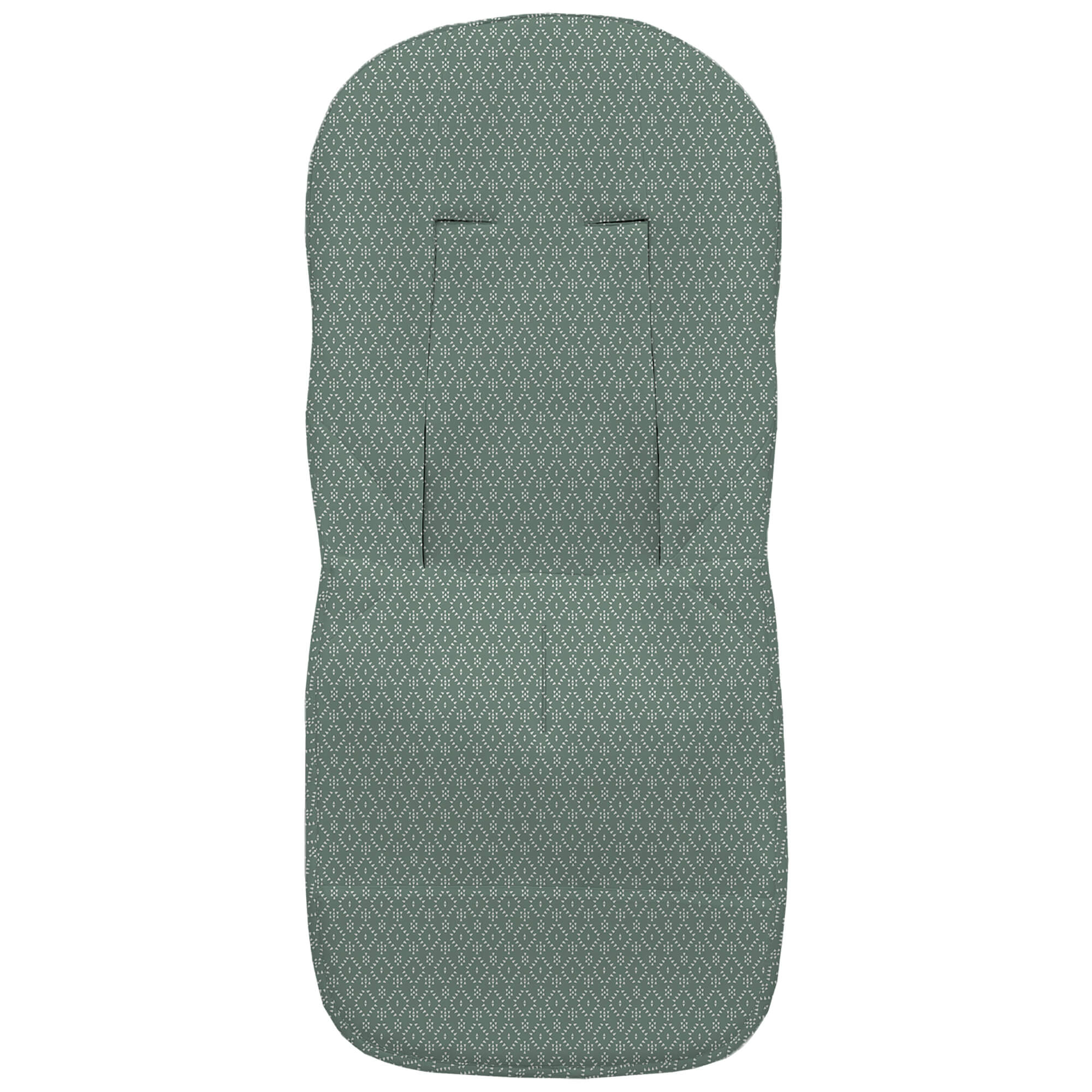 Funda en tejido villela estampada universal Nepal verde oscuro