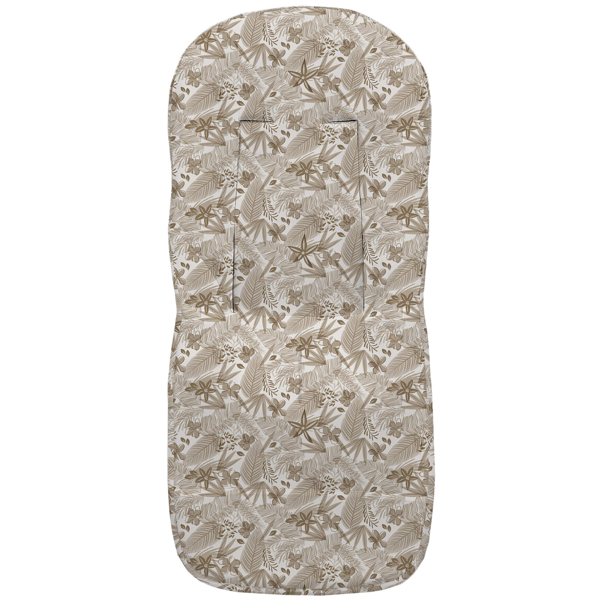Funda en tejido villela estampada universal Piccolo tostado
