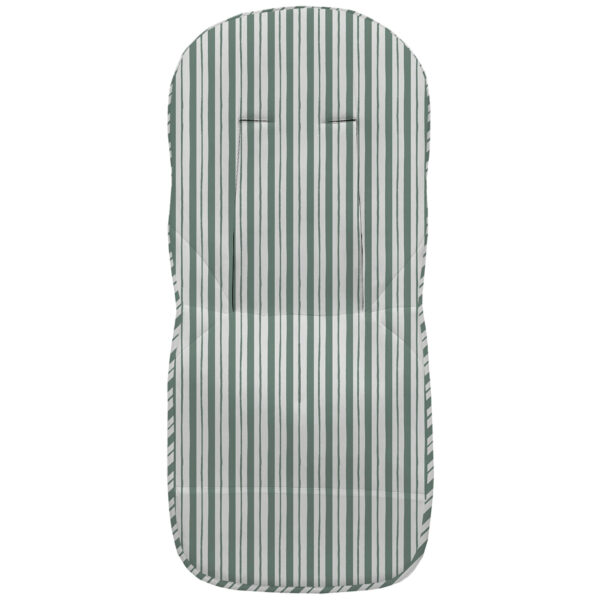 Funda en tejido villela estampada universal Provenza rayas verde