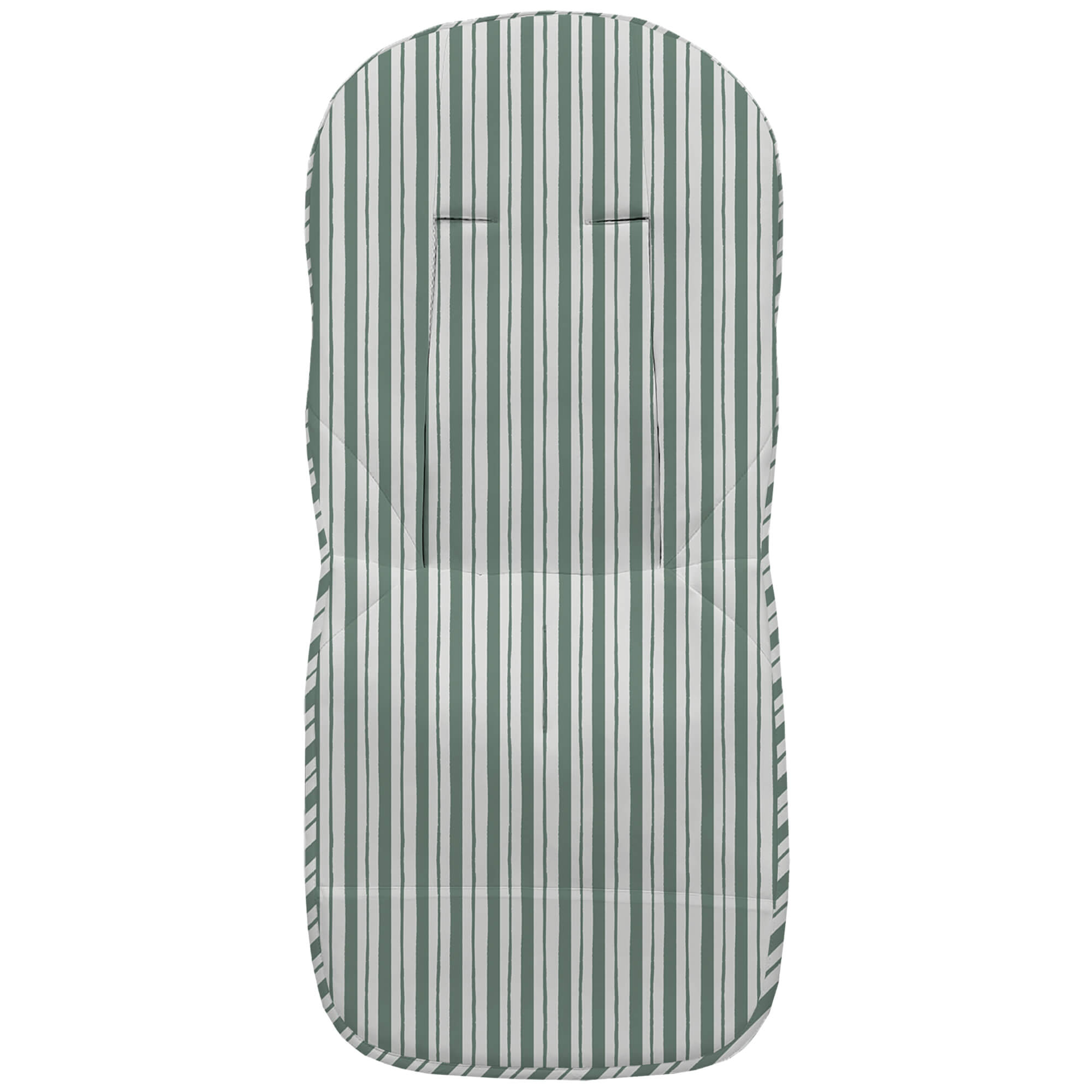 Funda en tejido villela estampada universal Provenza rayas verde