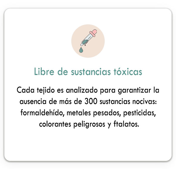 Libre de sustancias tóxicas