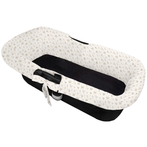Interior capazo universal de lazadas en tejido villela estampada Toile - Marinero tostado