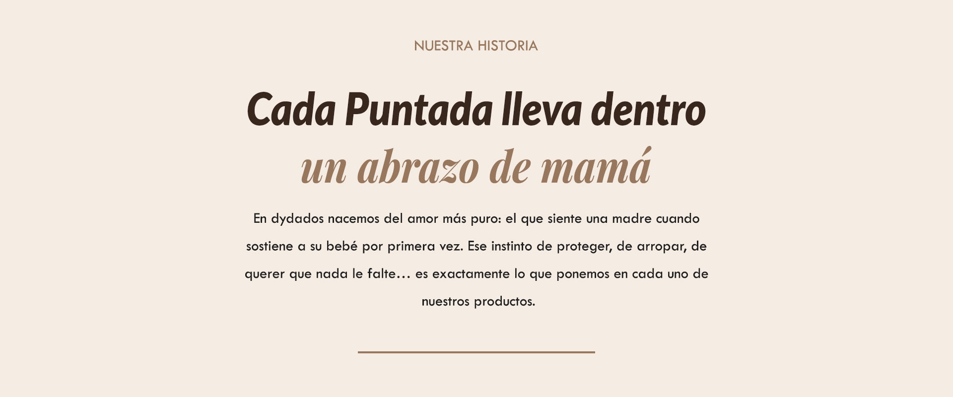 Cada puntada lleva dentro un abrazo de mamá – dydados