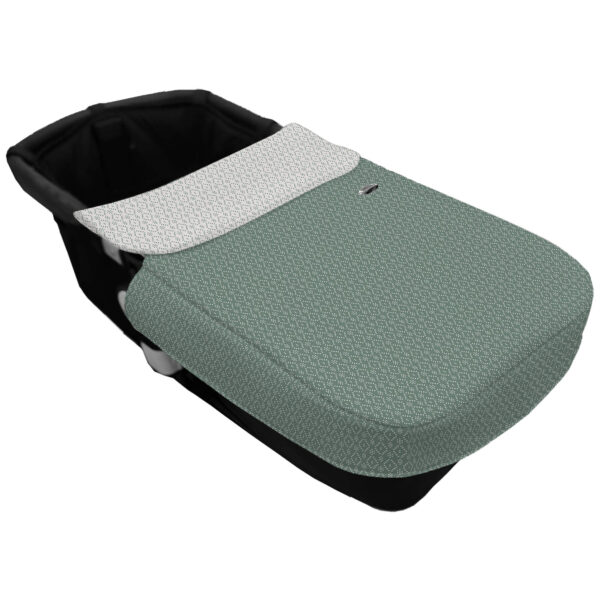 Saco para el Capazo con Colcha con forma Cinturón Nepal verde