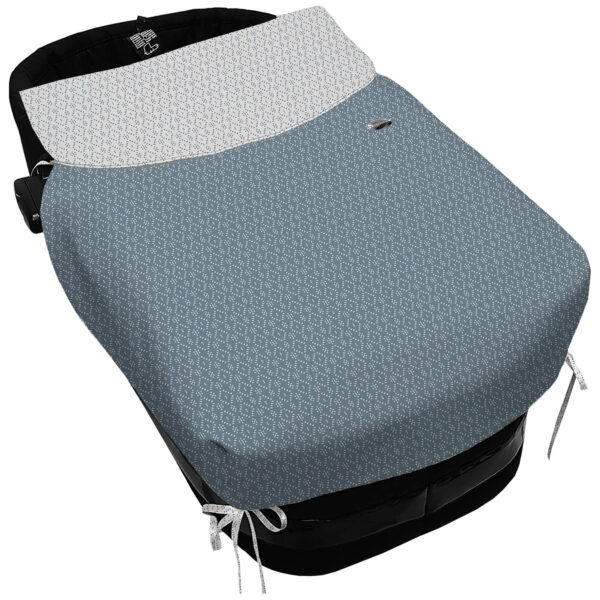 6845 Sacos Capazo Con Colcha Nepal Azul