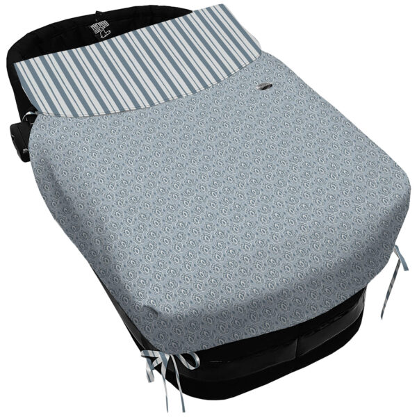 6813 Sacos Capazo Con Colcha Provenza Azul