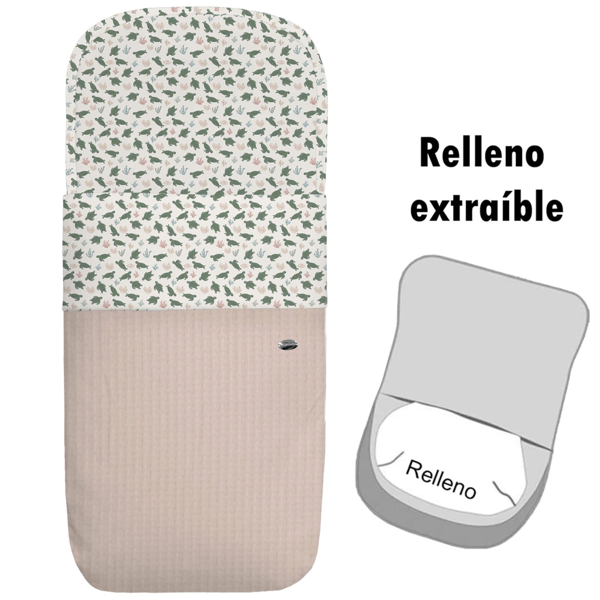 Saco para Capazo modelo desenfundable Cairo tostado