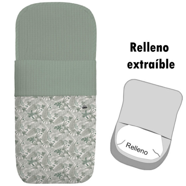 Saco para Capazo modelo desenfundable Piccolo verde