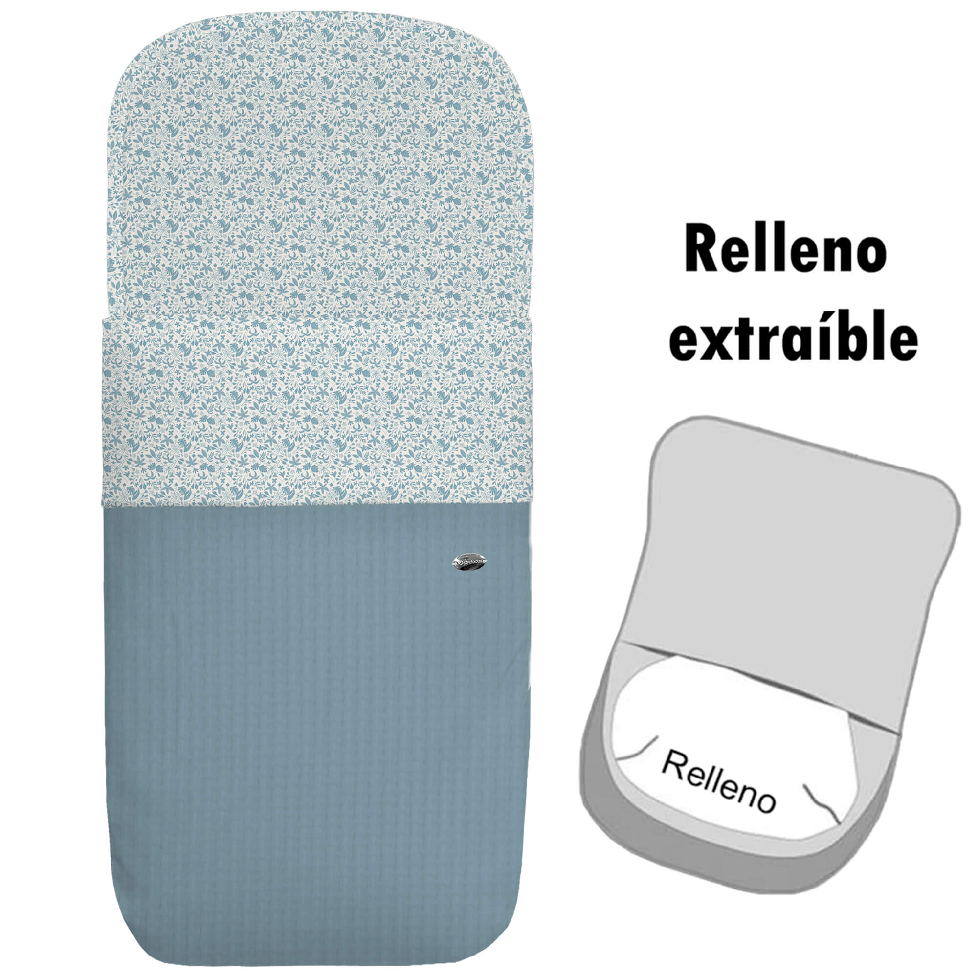 Saco para Capazo modelo desenfundable Versalles azul