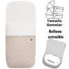 Saco para Capazo modelo gemelar desenfundable Arrecife tostado