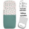 Saco para Capazo modelo gemelar desenfundable Bambi verde