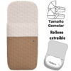 Saco para Capazo modelo gemelar desenfundable Nepal marrón