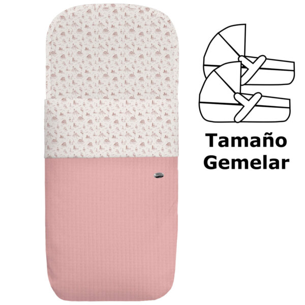 Saco para Capazo modelo gemelar Marinero maquillaje