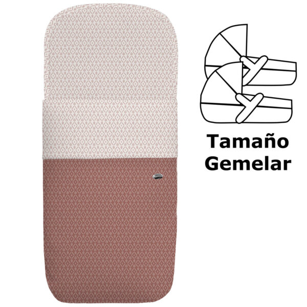 Saco para Capazo modelo gemelar Nepal maquillaje
