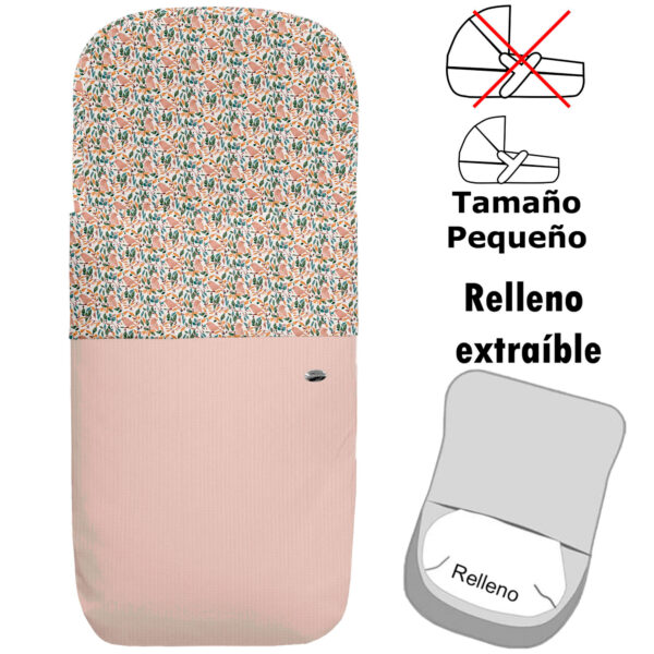 Saco para Capazo modelo pequeño desenfundable Dylan tostado