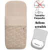Saco capazo pequeño desenfundable Iris marrón Saco para Capazo modelo pequeño desenfundable Iris marrón