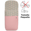 Saco capazo pequeño Dylan rosado Saco para Capazo modelo pequeño Dylan rosado
