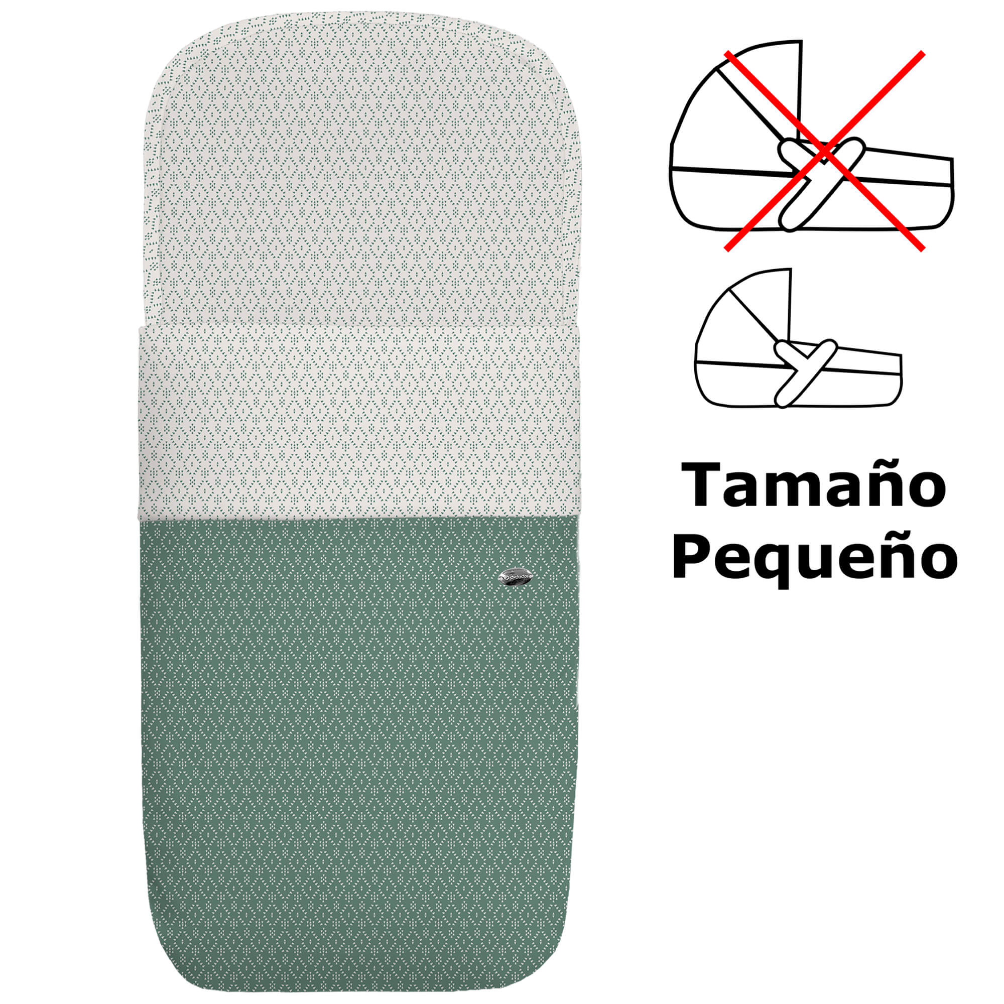 Saco para Capazo modelo pequeño Nepal verde
