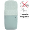 Saco para Capazo modelo pequeño Versalles menta