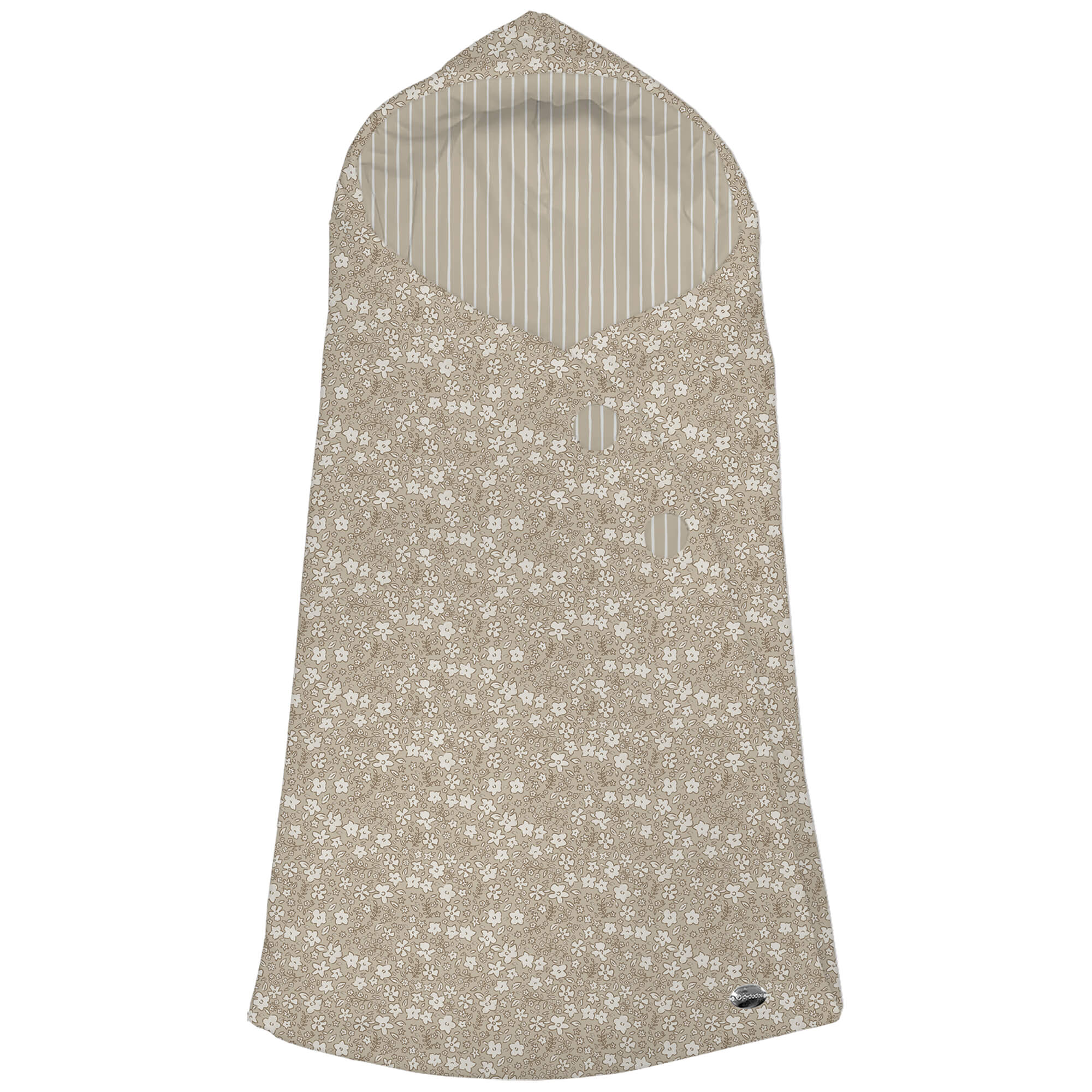 Saco para Capazo modelo capucha Iris marrón
