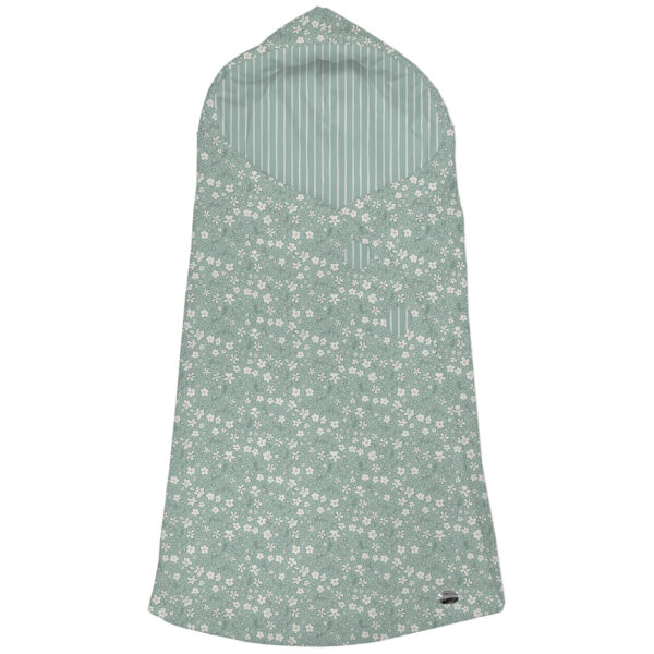Saco para Capazo modelo capucha Iris verde