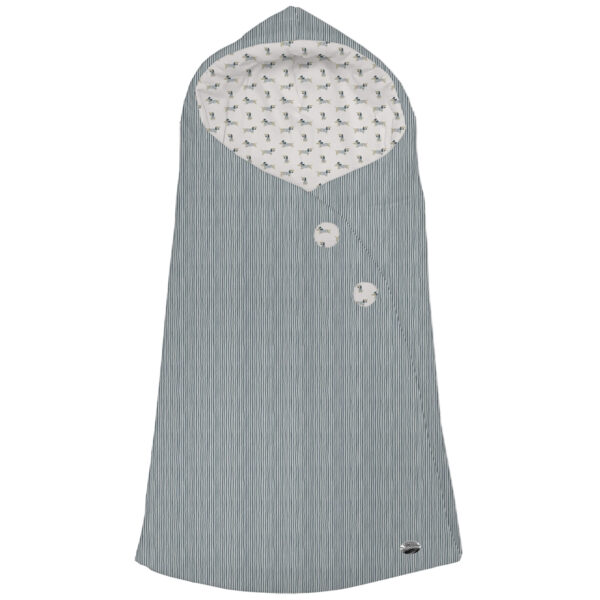 Saco para Capazo modelo capucha Milán azul