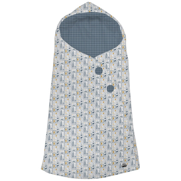 Saco para Capazo modelo capucha Porto azul