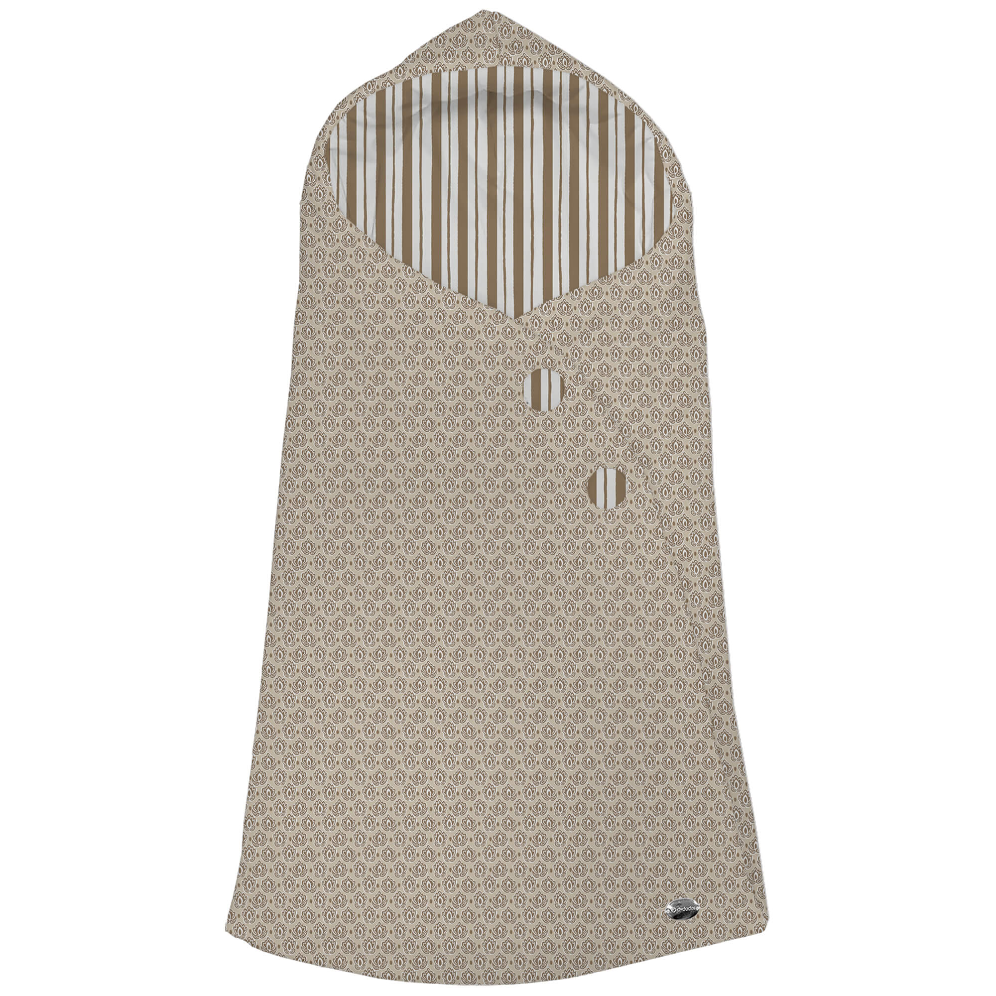 Saco para Capazo modelo capucha Provenza marrón