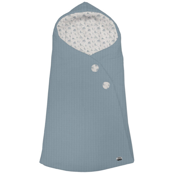 Saco para Capazo modelo capucha Toile - Marinero azul