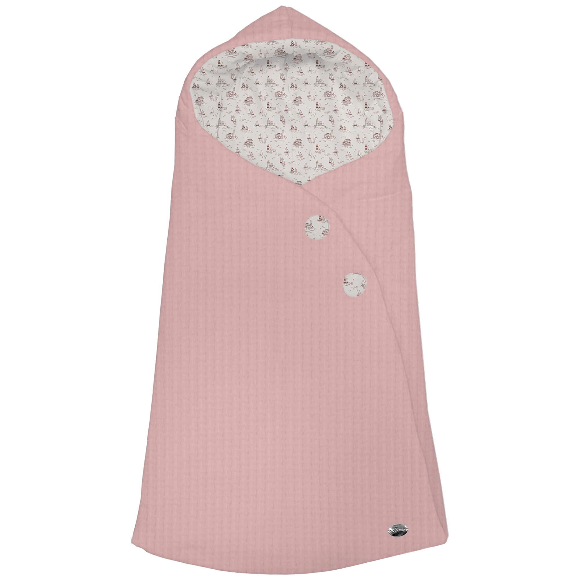 Saco para Capazo modelo capucha Toile - Marinero maquillaje
