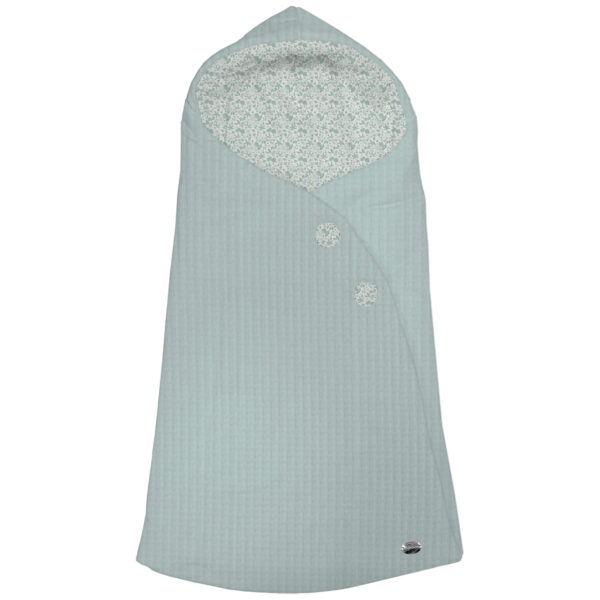 Saco para Capazo modelo capucha Versalles menta