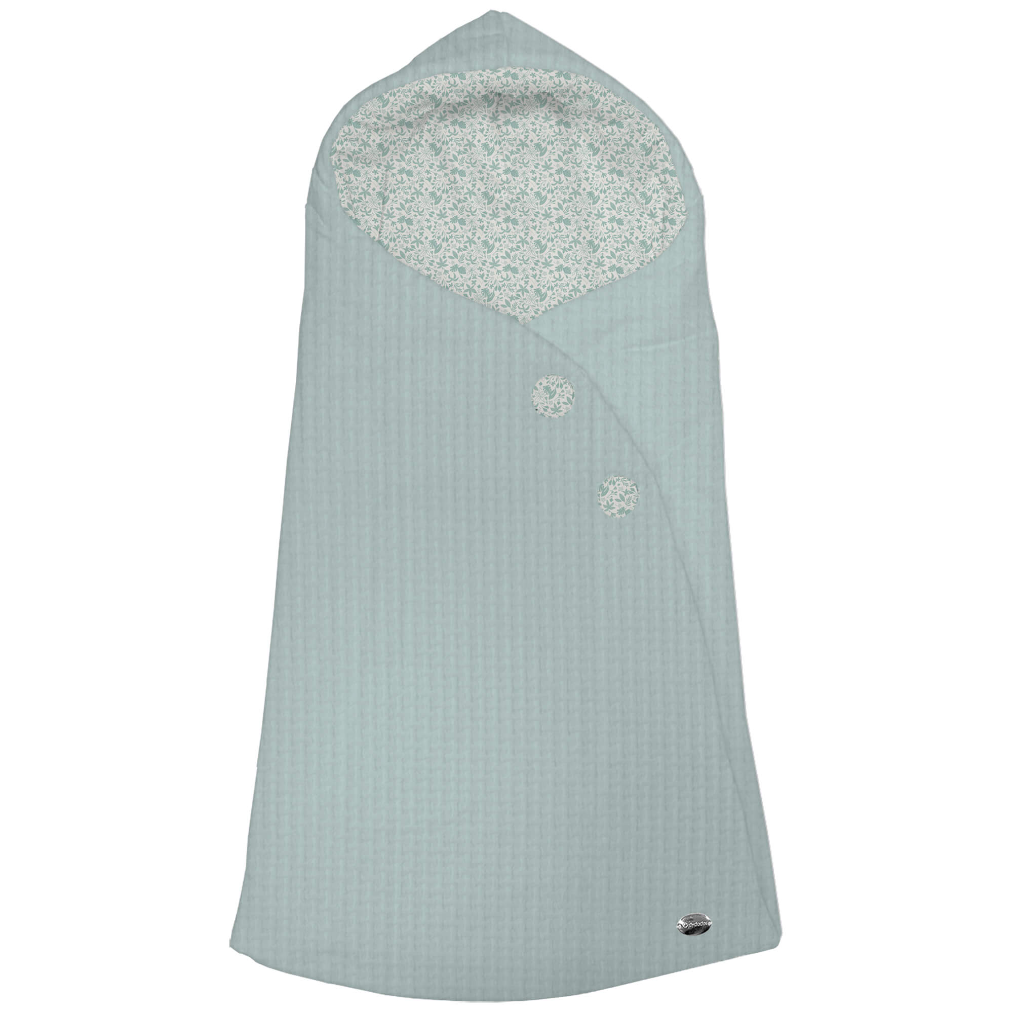 Saco para Capazo modelo capucha Versalles menta