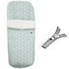 Saco gemelar cremallera Arrecife verde Saco para silla modelo gemelar cremallera Arrecife verde