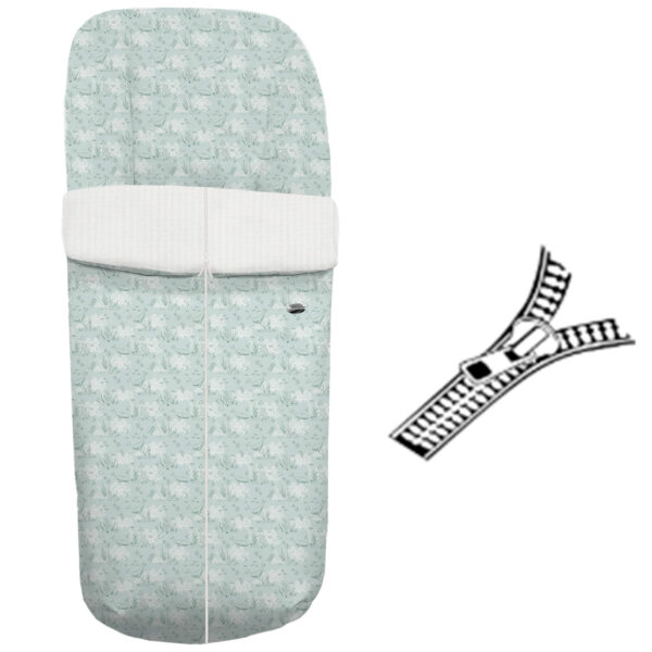 Saco para silla modelo gemelar cremallera Arrecife verde